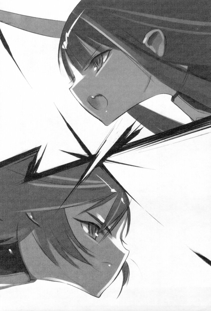 With that, she charged towards Tomoko.