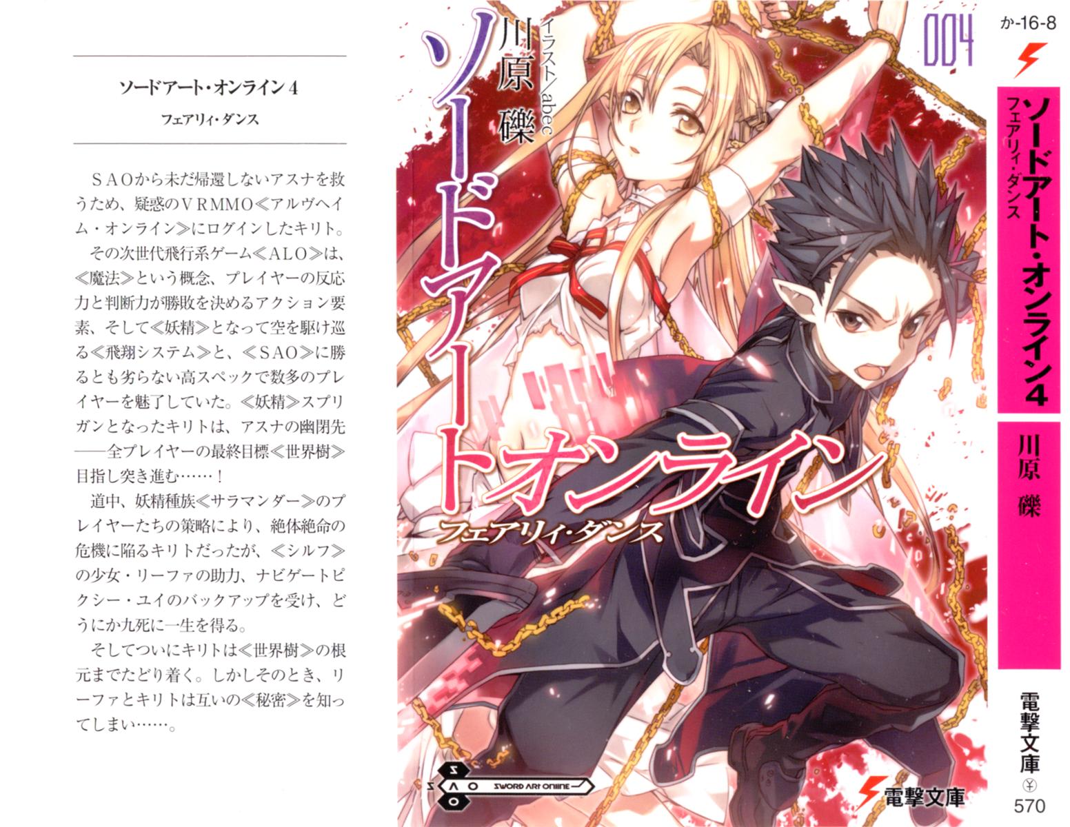 Sword Art Online Light Novel Volume 08